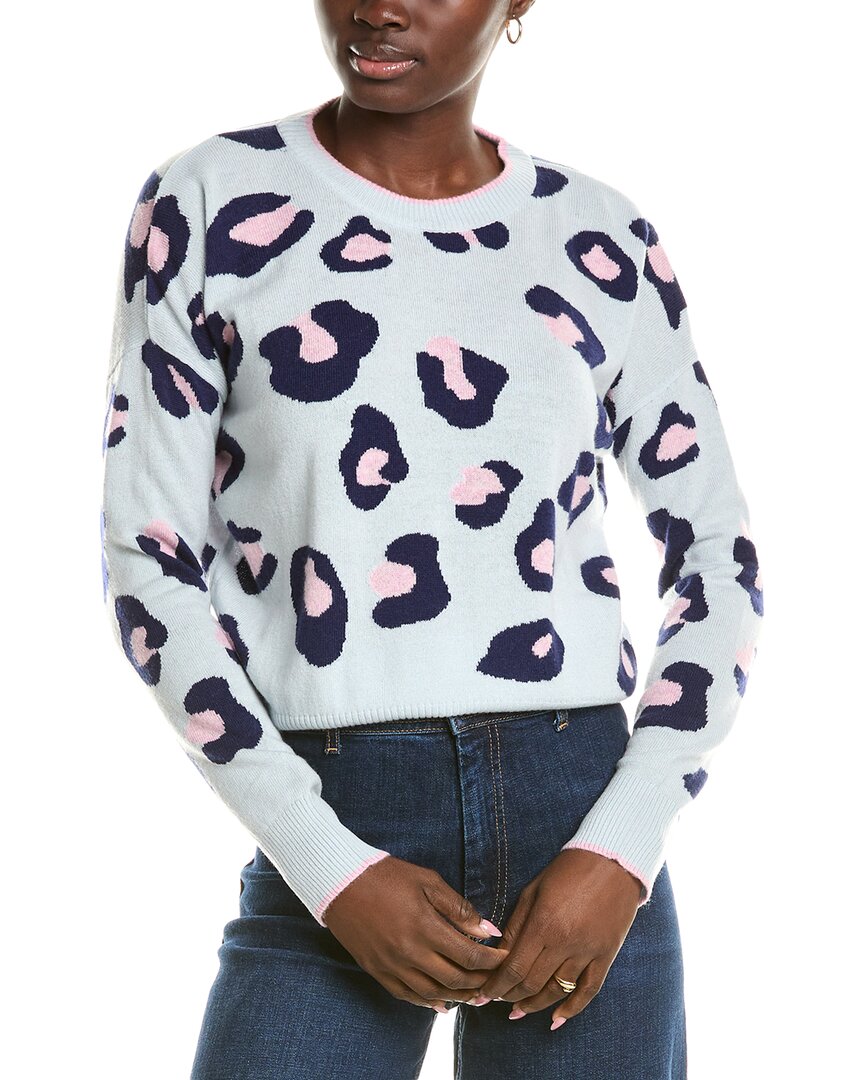 

Джемпер Brodie Cashmere Wool & Cashmere-Blend Intarsia Leopard
