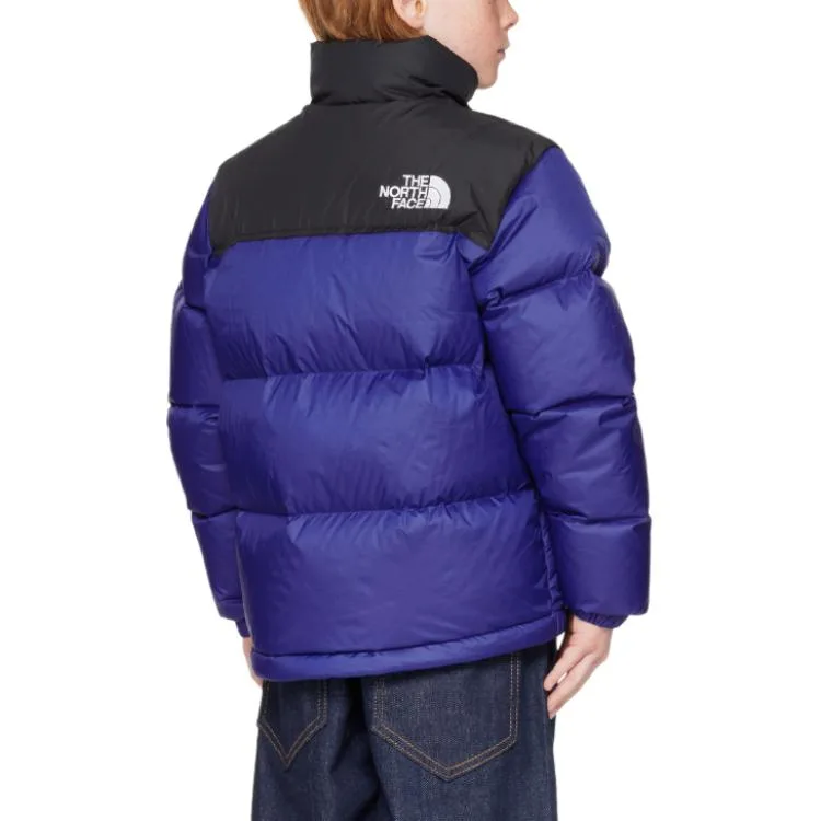 THE NORTH FACE Детская пуховая куртка синего цвета — фото 4