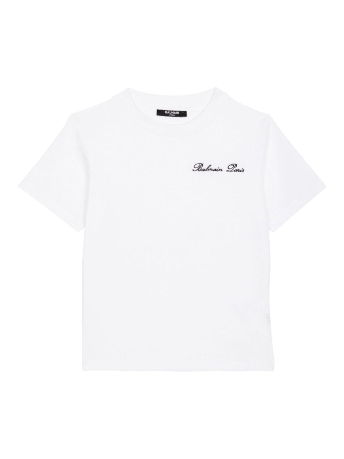 

Balmain Kids футболка с вышитым логотипом, белый