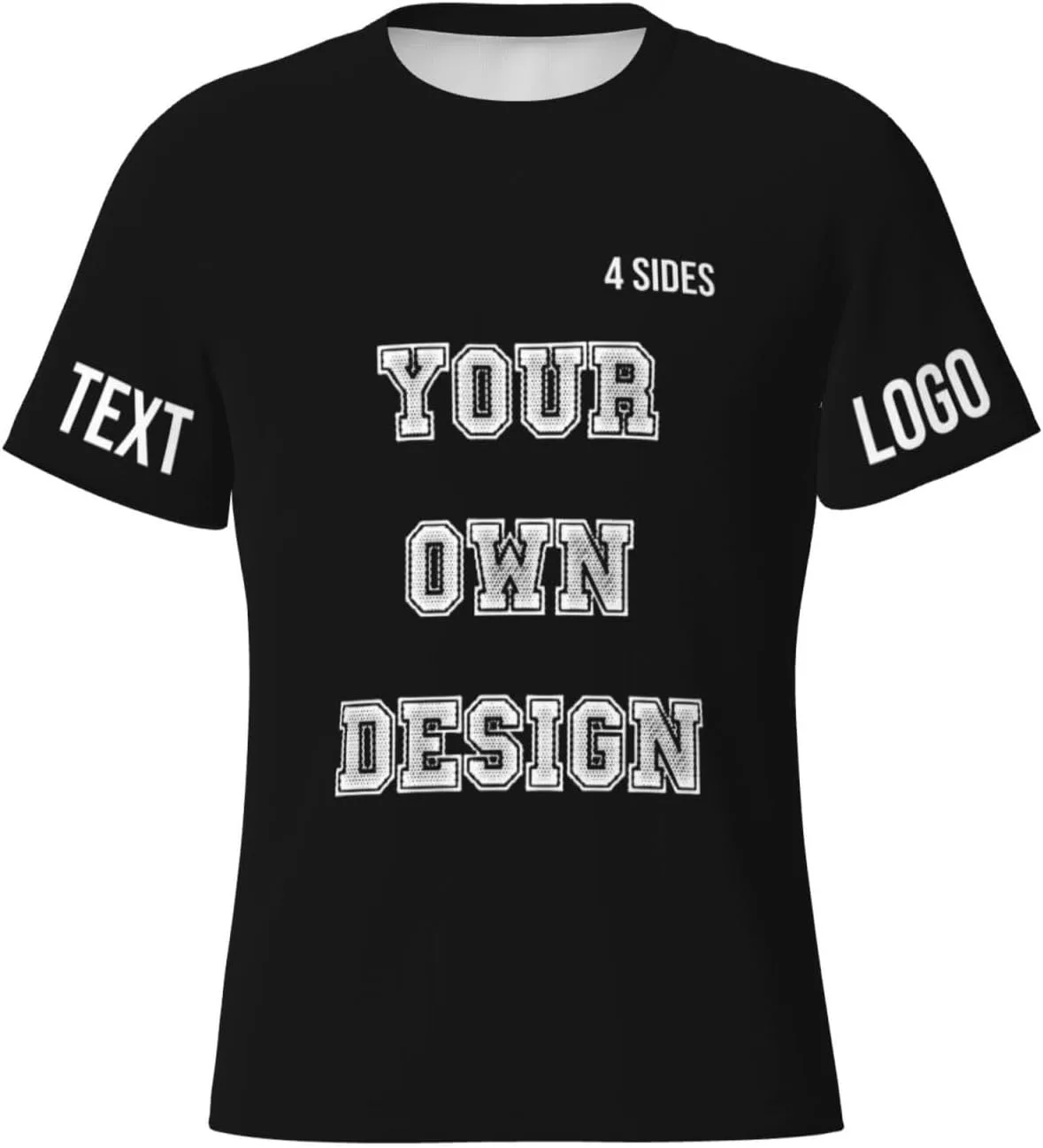 

Футболка с принтом и логотипом