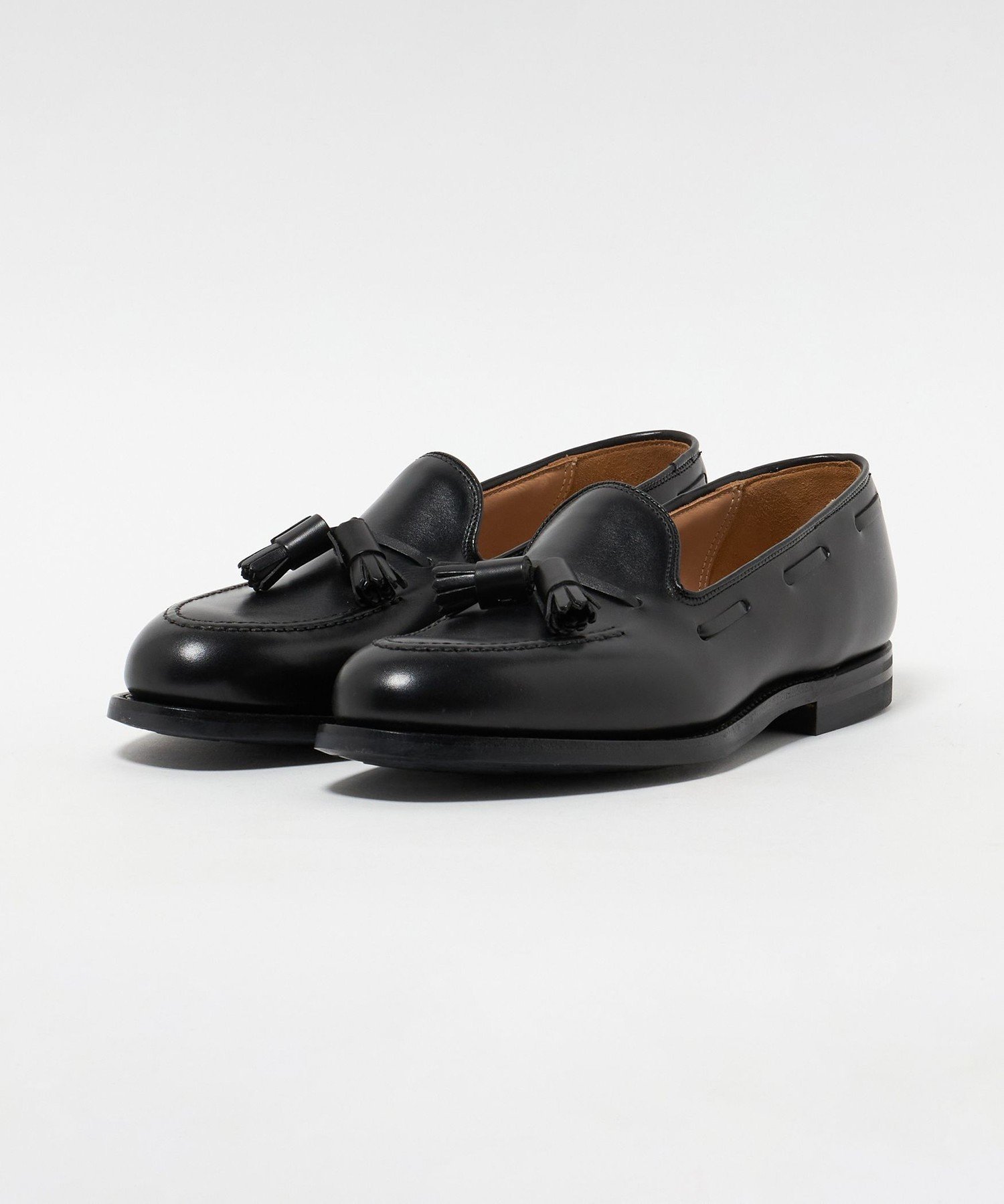 CROCKETT & JONES CAVENDISH3/Лоферы с кисточками United Arrows, Black — фото 2