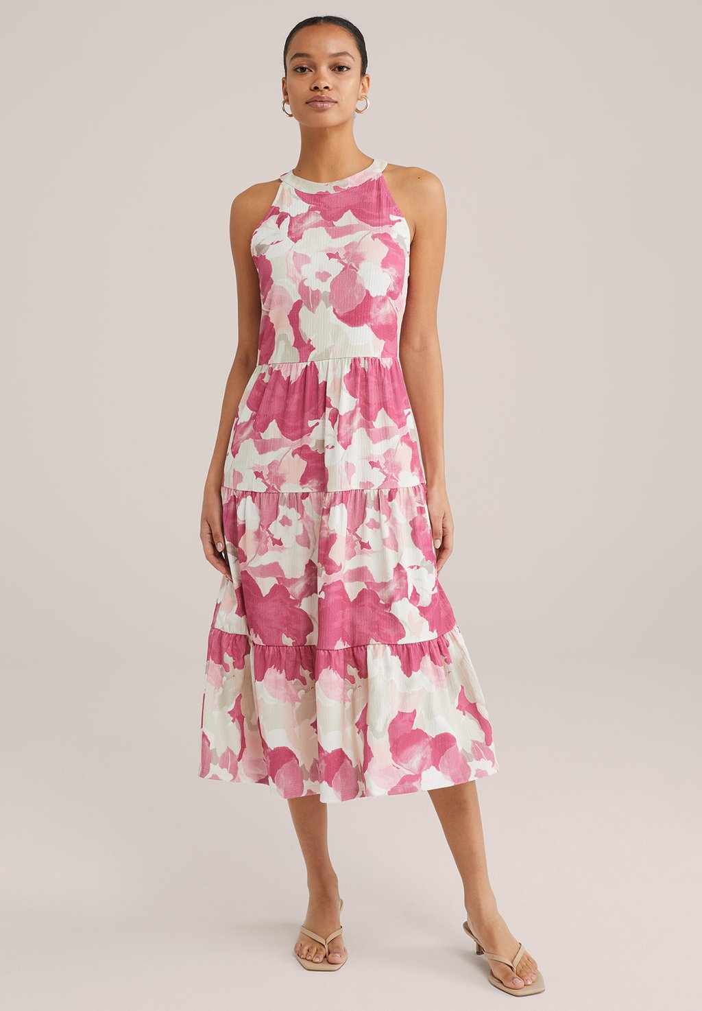

Повседневное платье WE Fashion, розовый