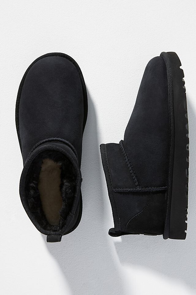 Сапоги короткие UGG, черный