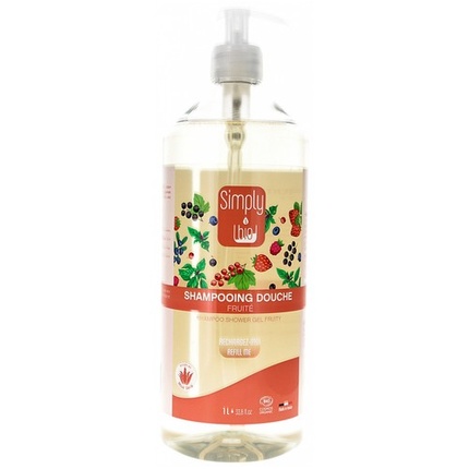 

Органический шампунь для душа Simply Bio Fruity 1 л - средство для мытья волос Markenlos