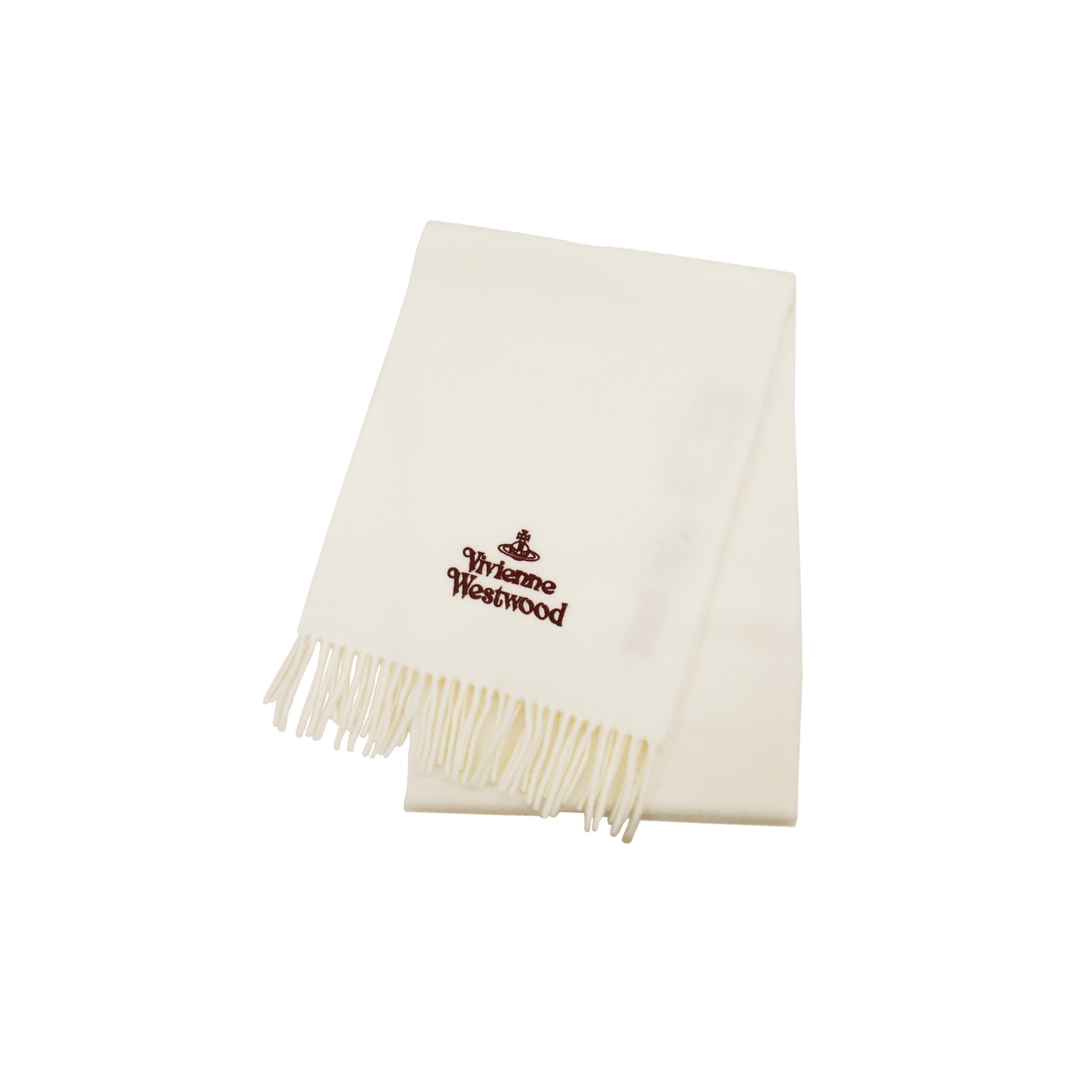 

Vivienne Westwood Белый шерстяной вязаный шаль, White