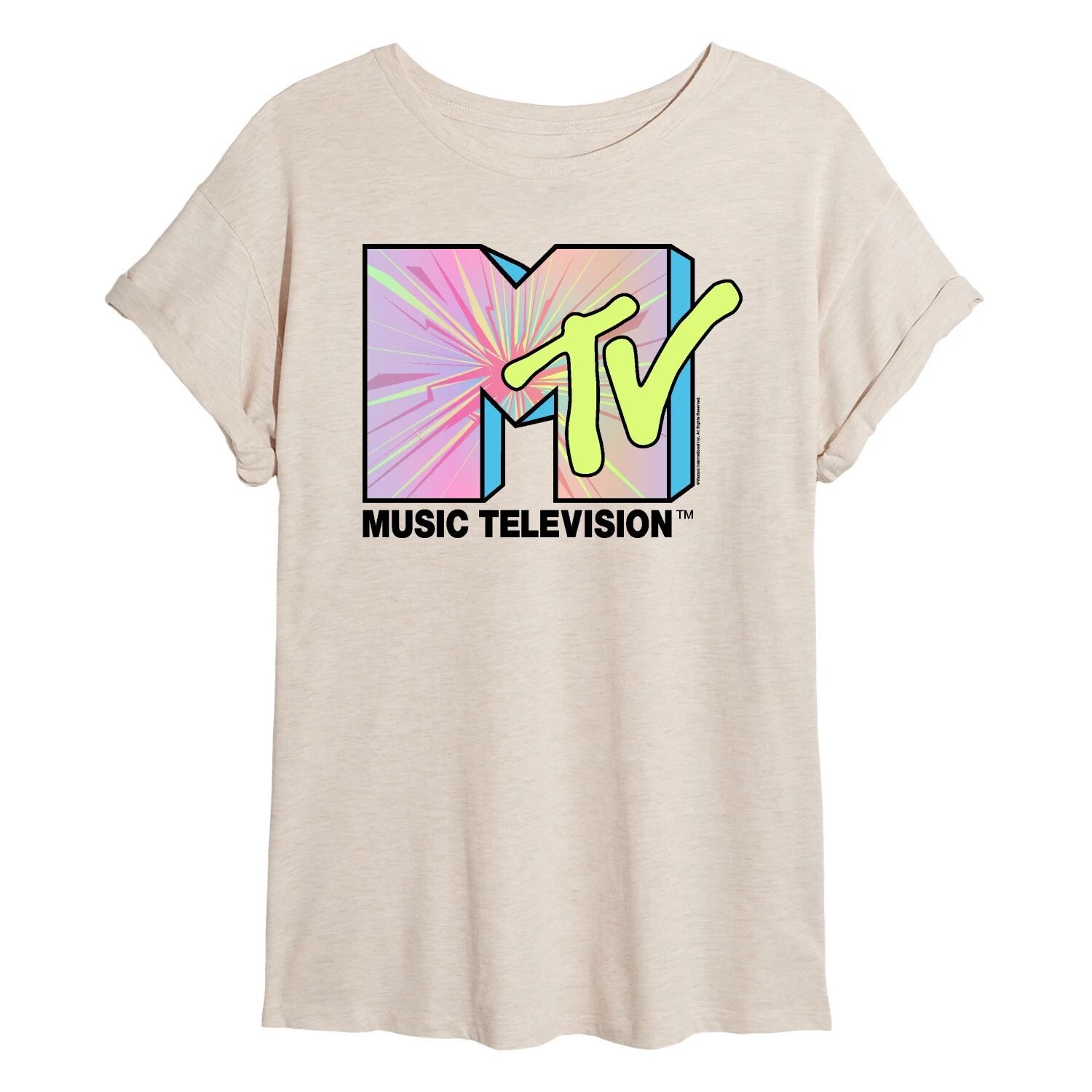 

Струящаяся футболка MTV Club Art для юниоров Licensed Character