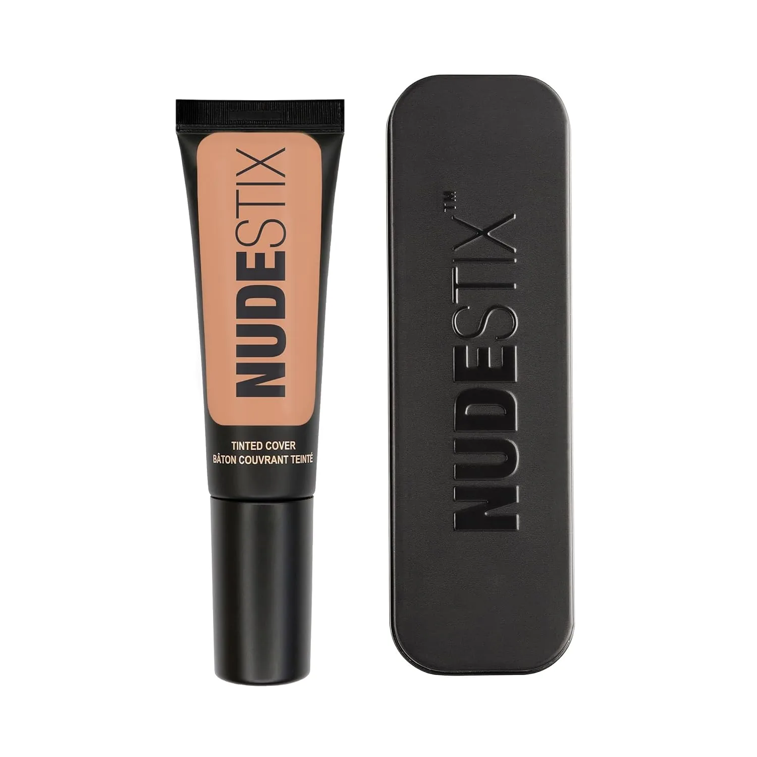 Nudestix Tinted Cover Liquid Foundation - легкий тональный крем с наращиваемым покрытием для естественного сияния, увлажняющая формула с 18 растительными экстрактами, чистый веганский макияж, NUDE 05