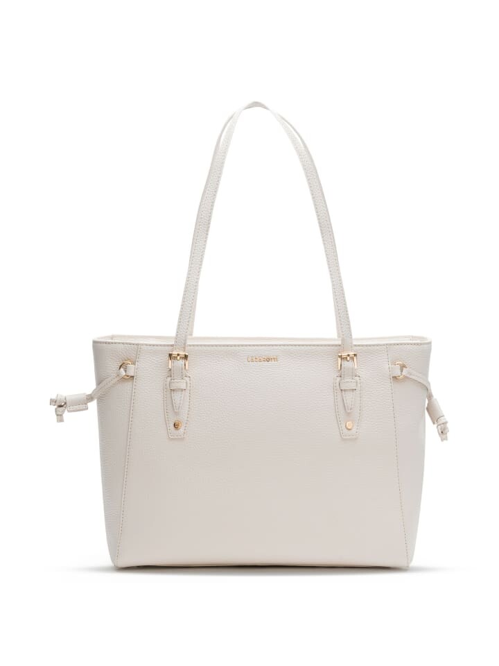 

Шоппер Lazarotti Bologna Leather Shopper Tasche Leder 36 cm, цвет cream