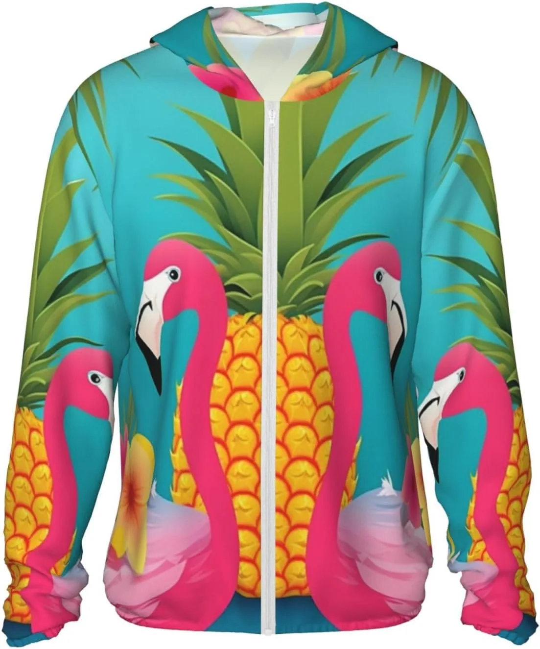 

Мужская толстовка с защитой от солнца UPF 50+ Pineapple Flamingo FHEDVBN