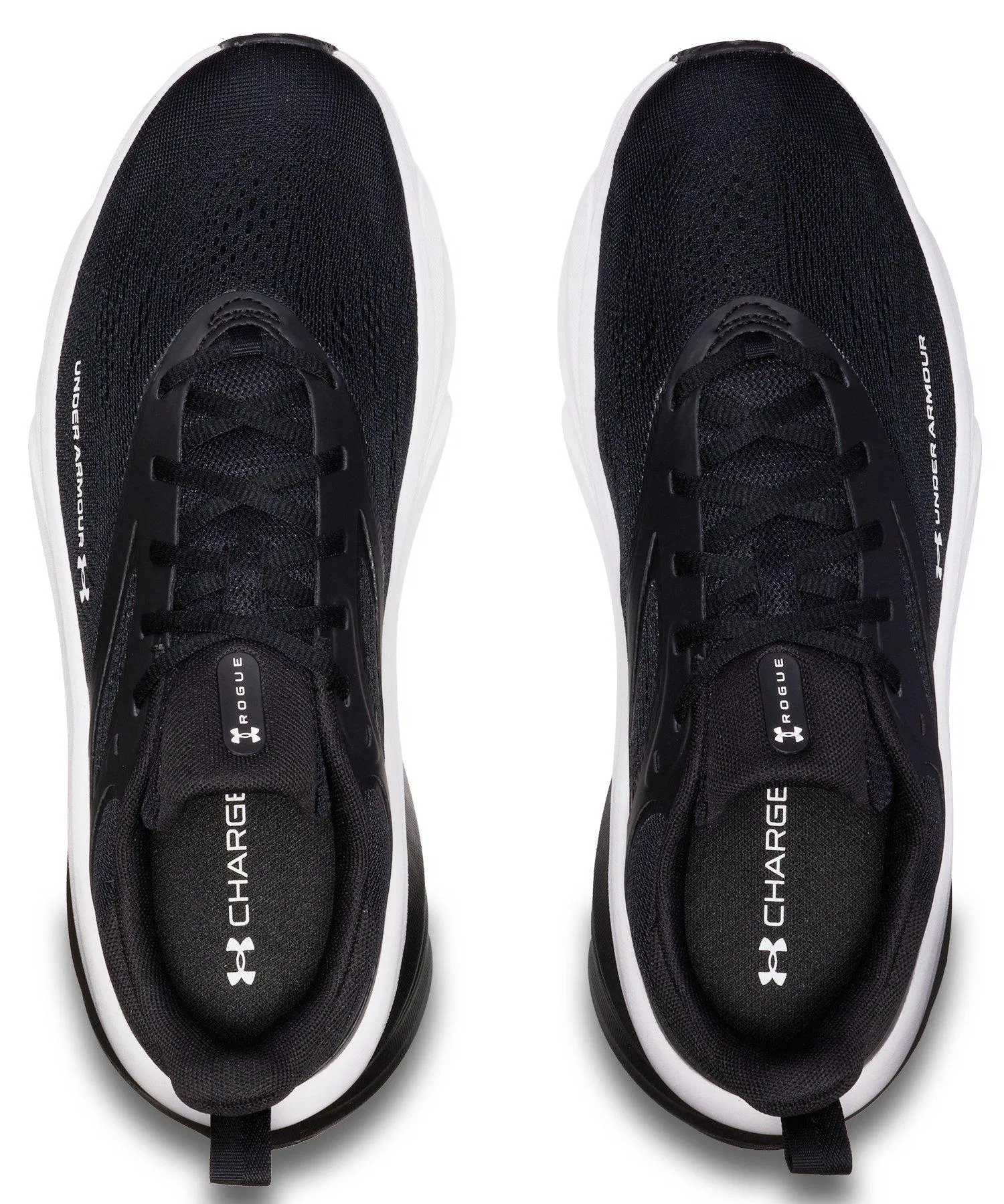 Мужские кроссовки для бега UA Rogue 6 Wide UNDER ARMOUR чёрные — фото 3