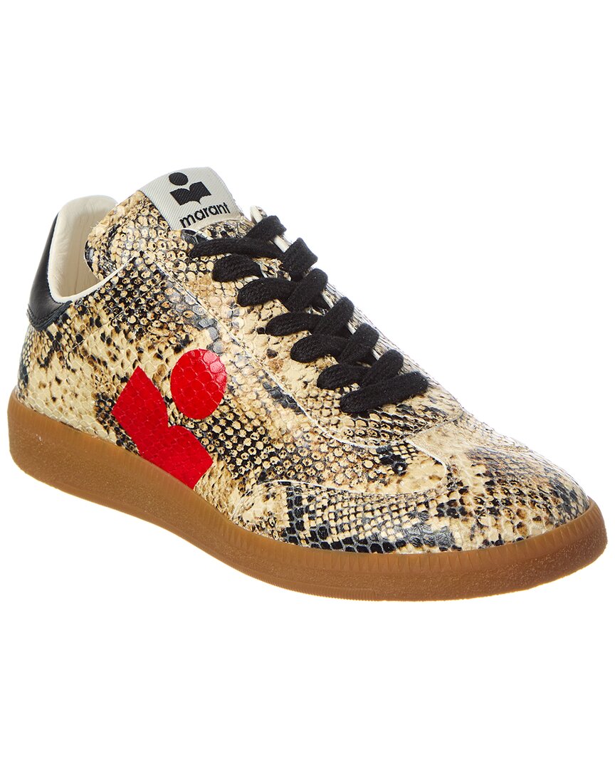 Isabel Marant Кроссовки из кожи Kaycee, бежевый