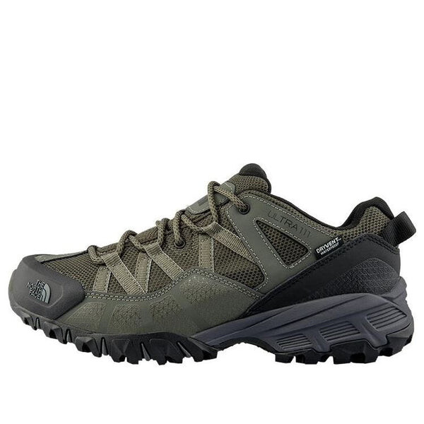 

Кроссовки ultra 111 waterproof trail hiking shoes 'olive green' The North Face, зеленый
