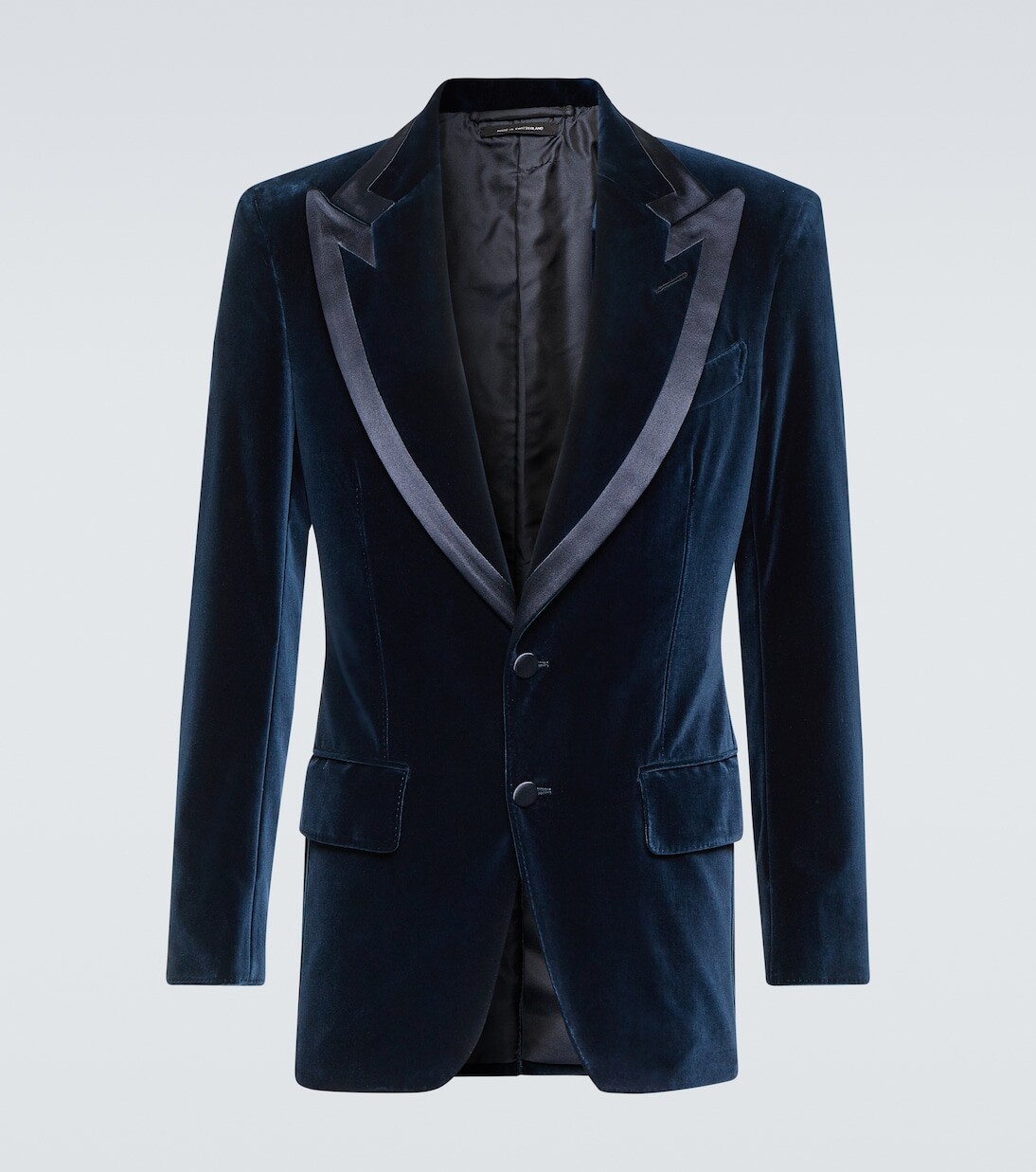 

Бархатный смокинг atticus Tom Ford, синий