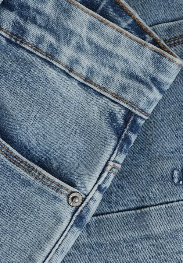 Широкие джинсовые шорты Indian Blue Jeans, Used Medium Denim — фото 3