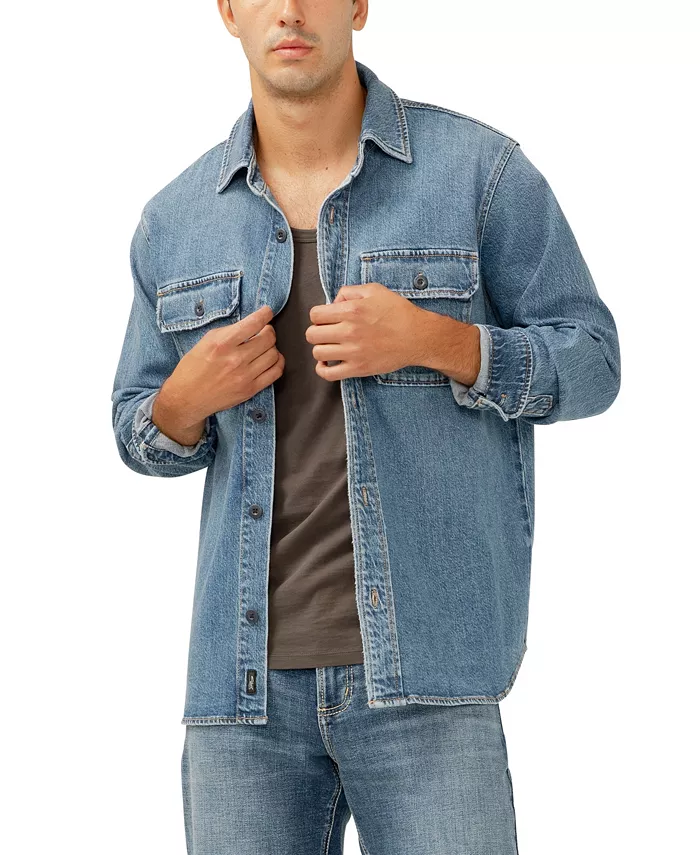 

Мужская джинсовая куртка Silver Jeans Co., синий