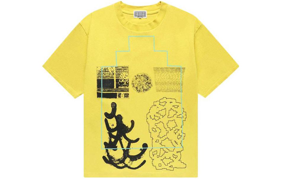 

Футболка унисекс желтая Cav Empt