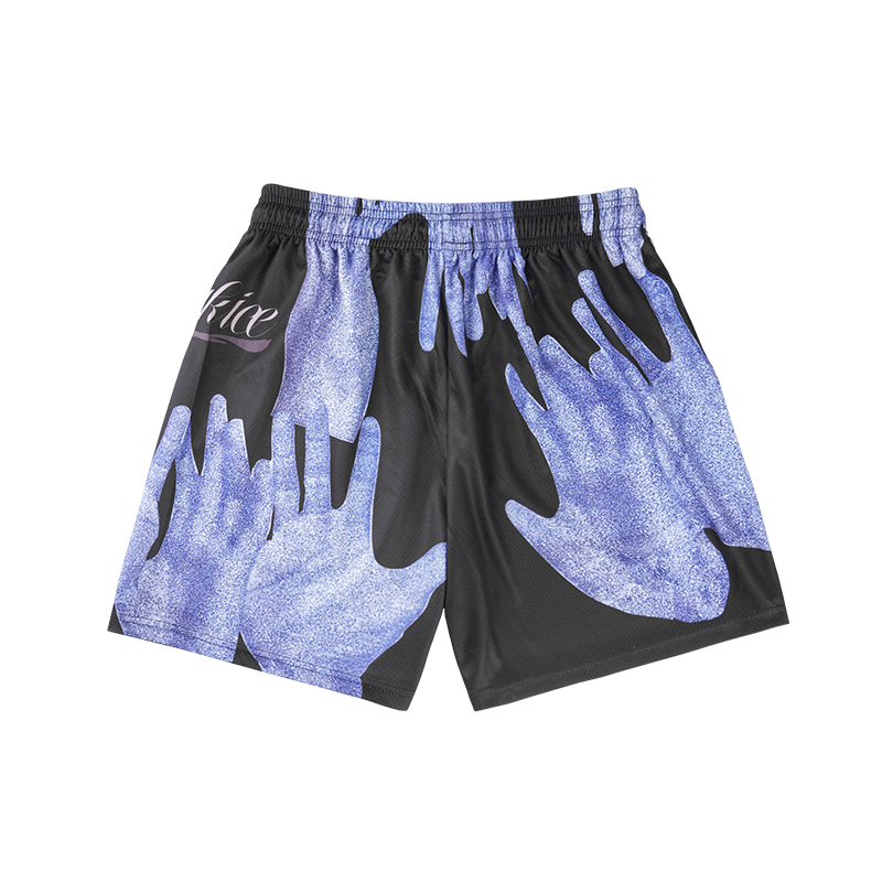 

Спортивные шорты Unisex летние Palm Team Theme тренировочные BKCXZICE, черный