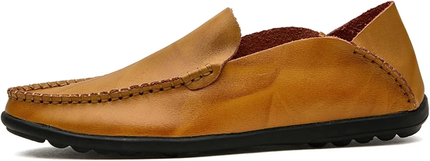Мокасины кожаные Loafers Brown — фото 2