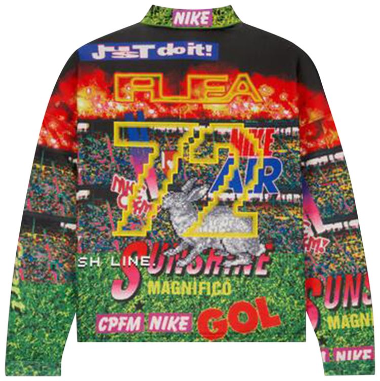 Поло Nike x Cactus Plant Flea Market Long-Sleeve Polo 'Multicolor', разноцветный — фото 2