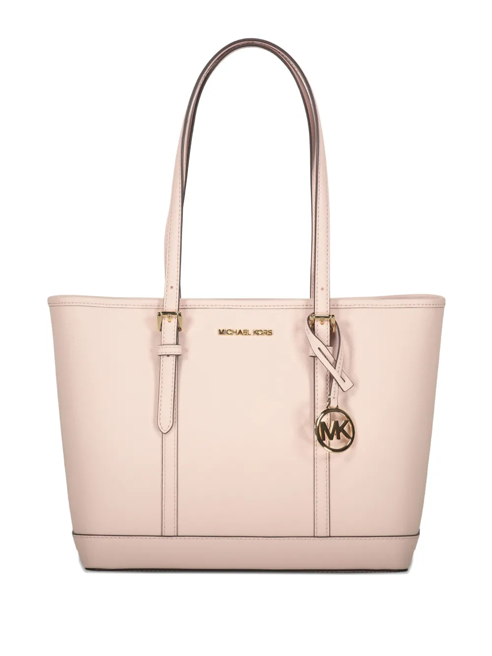 

Кожаная сумка-тоут Jet Set MICHAEL KORS, розовый