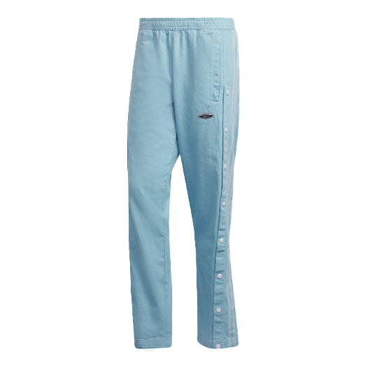 

Повседневные брюки Men's adidas Denim Pants Side Solid Color Straight Casual Pants/Trousers Blue HC9499