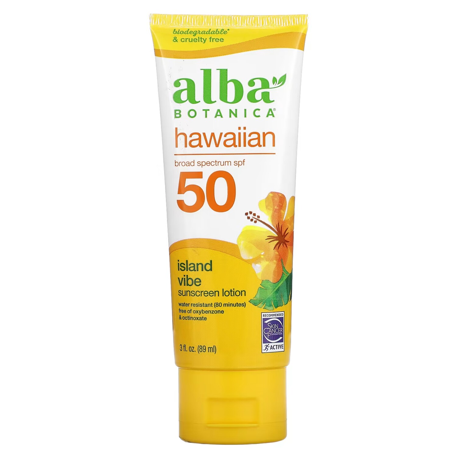 

Солнцезащитный лосьон Alba Botanica SPF 50 Island Vibe, 89 мл