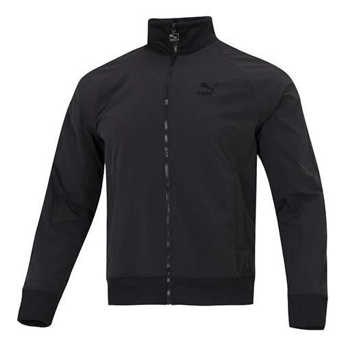 

Куртка t7 crinkled track jacket 'black' Puma, черный