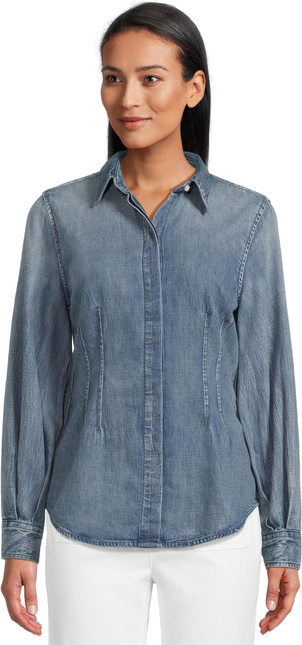

Рубашка Lauren Ralph Lauren Denim Shirt, цвет Odwin Wash