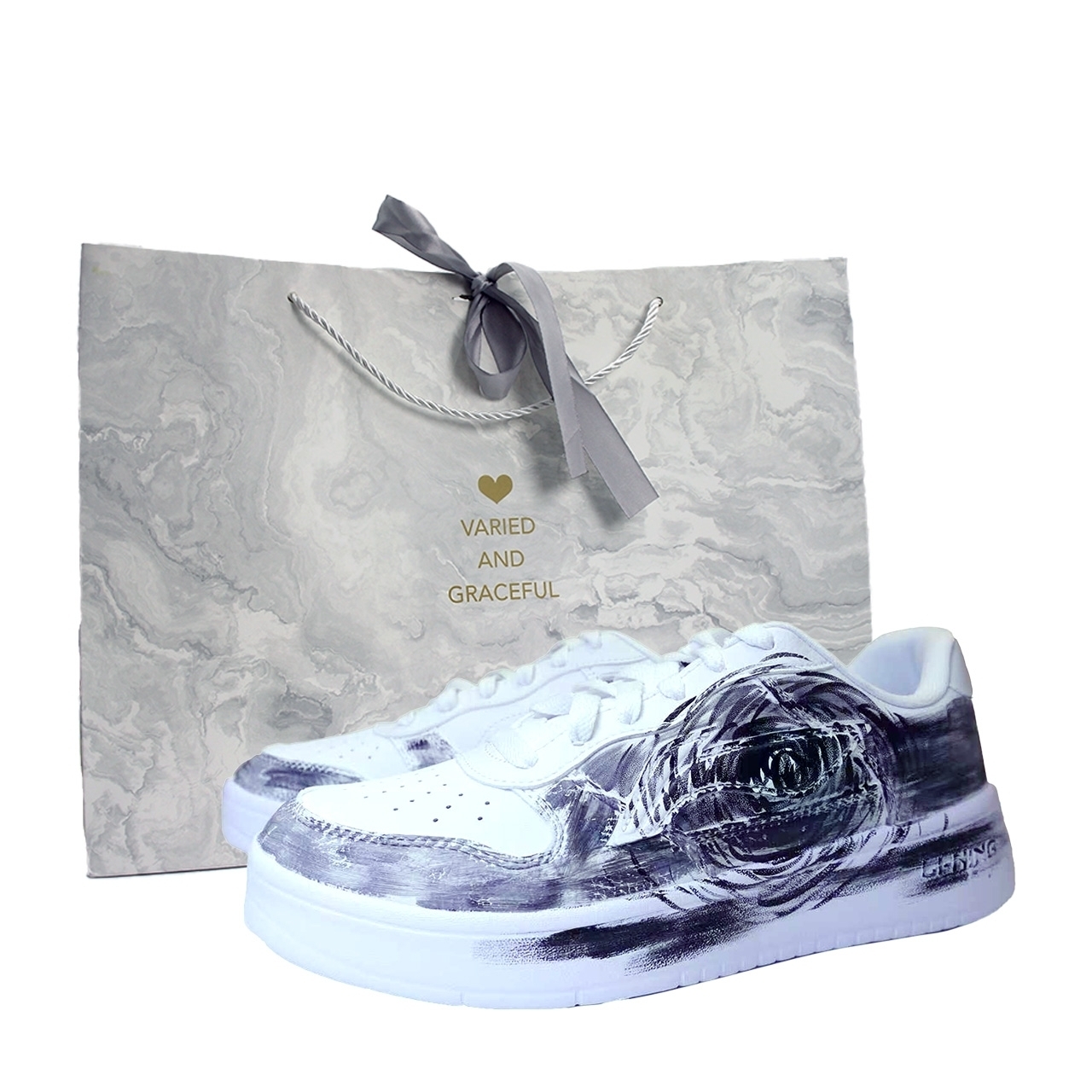 

Кроссовки для скейтбординга Unisex Pontoon Boats Balance Lightweight Low top LINING, темно-серый