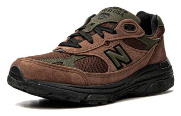 Кроссовки x aime leon dore 993 сделано в сша New Balance, коричневый — фото 3