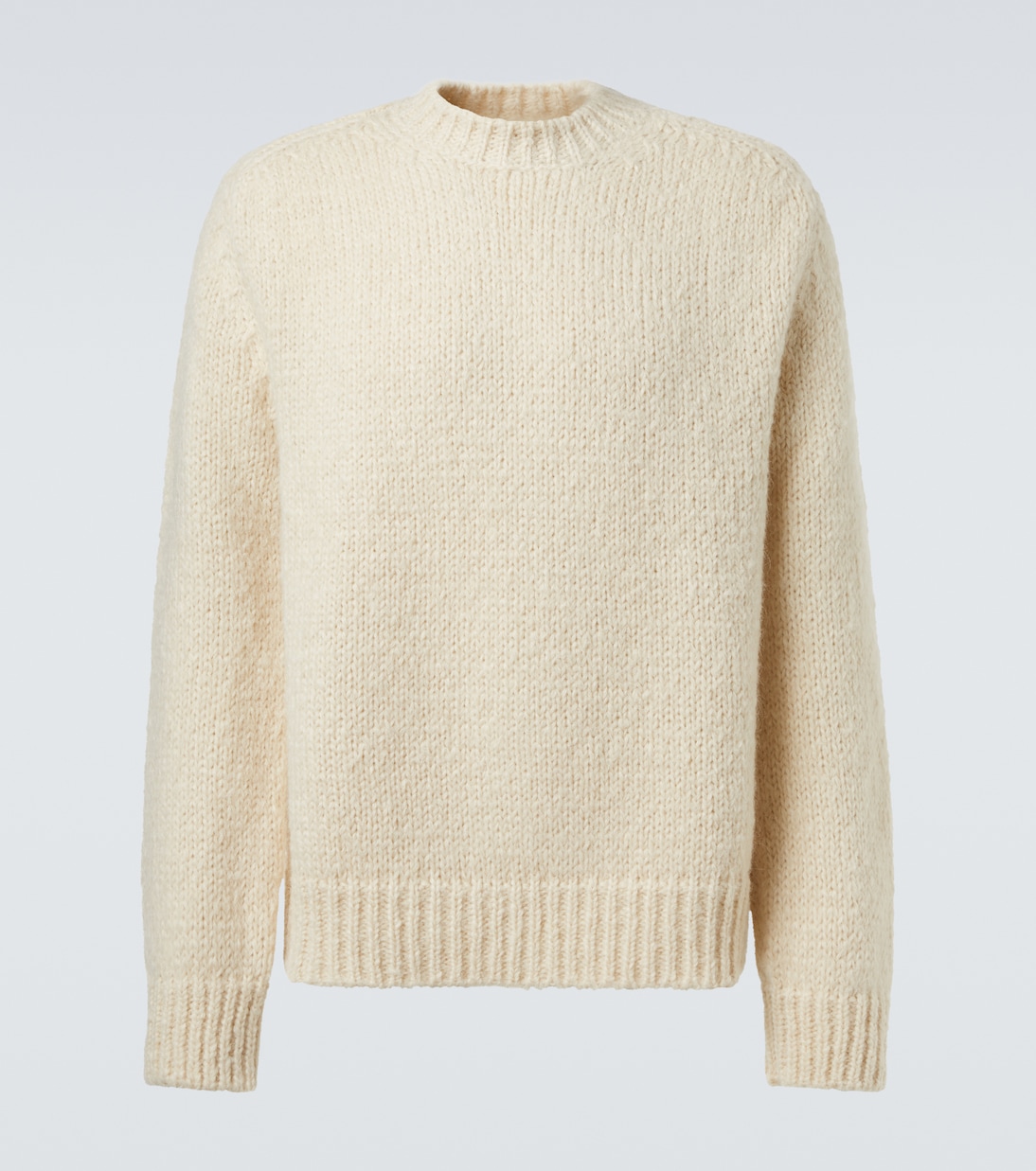 

Свитер из мохера и альпаки Jil Sander, Chalk