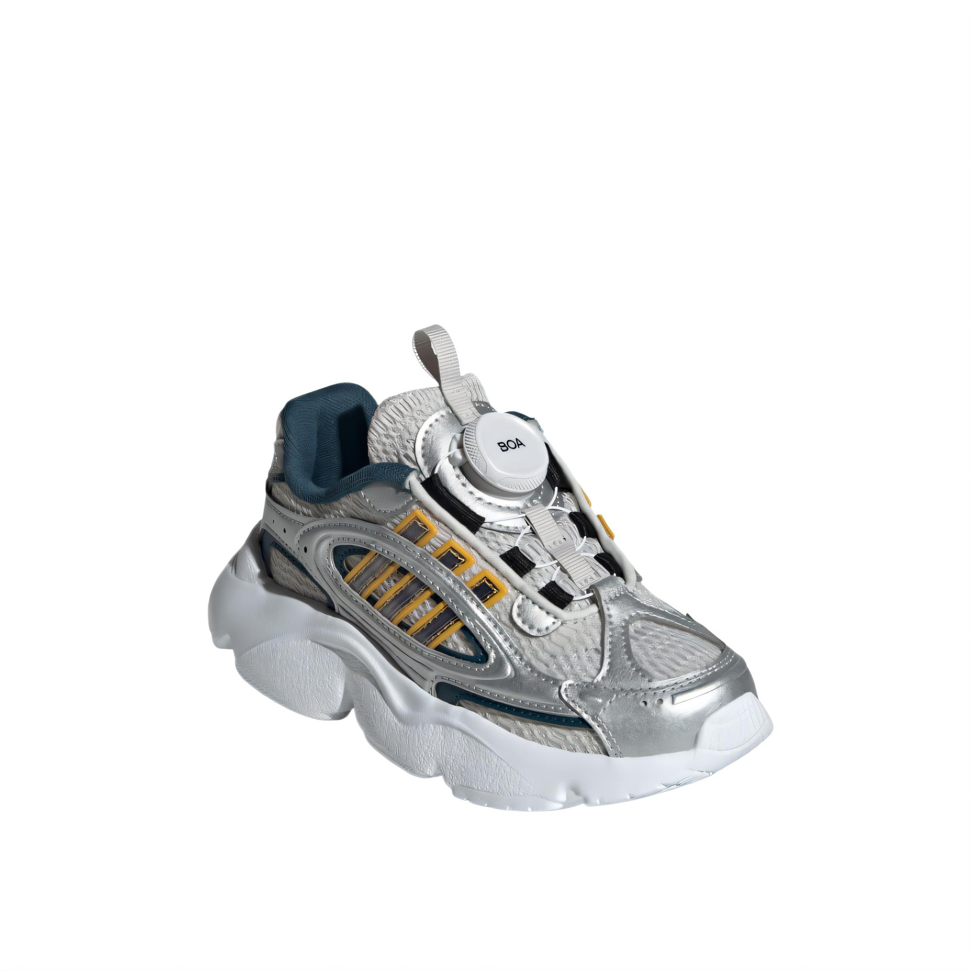 Детские кроссовки Ozmillen Breathable Low Top для бега Adidas Originals, желтый — фото 3