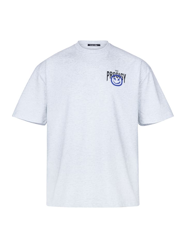 

Trueprodigy Рубашка оверсайз Hajin серого меланжевого цвета