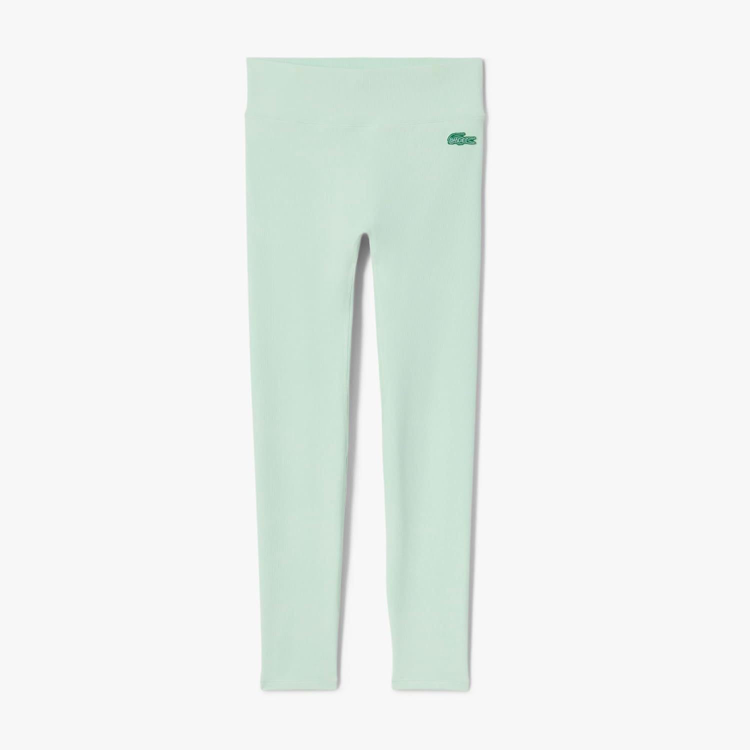 Леггинсы Lacoste x Bandier женские ребристые, зеленые — фото 2