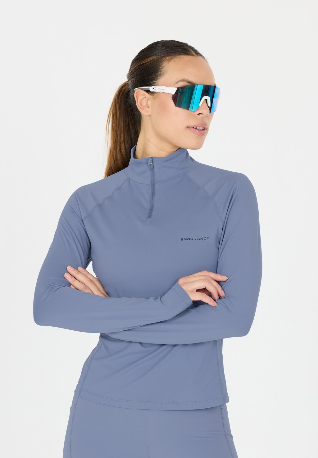 

Топ с длинными рукавами MIDLAYER CHRISSIE Endurance, синий
