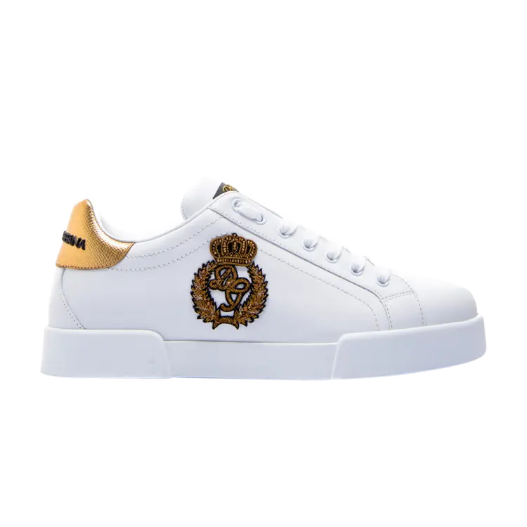 

Кроссовки Dolce & Gabbana Portofino Low 'White Gold', белый
