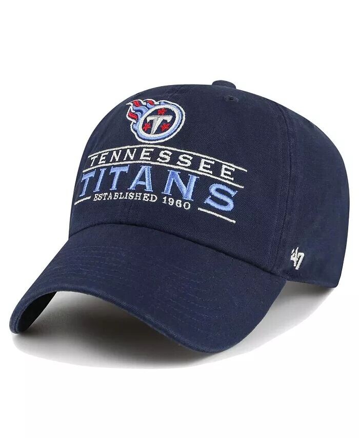 

Мужская темно-синяя кепка Tennessee Titans Vernon Clean Up Adjustable '47 Brand