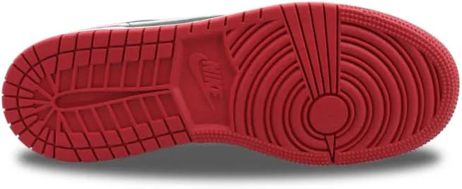 Детские кроссовки Nike Air Jordan 1 Low, черный/красный/белый — фото 2