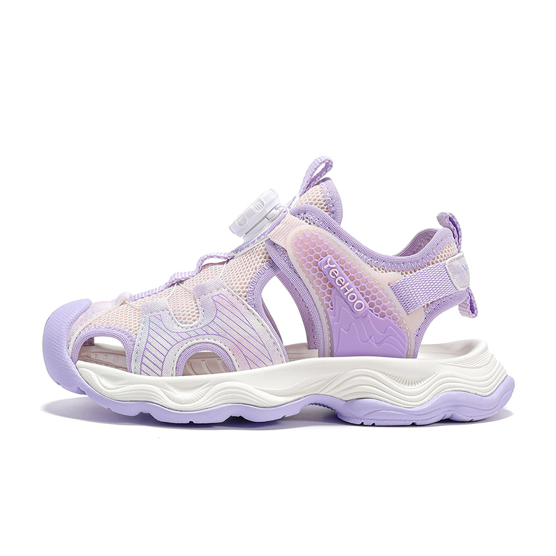 

Детские сандалии, увеличивающие рост, с амортизацией и износостойкостью YeeHoO, фиолетовый