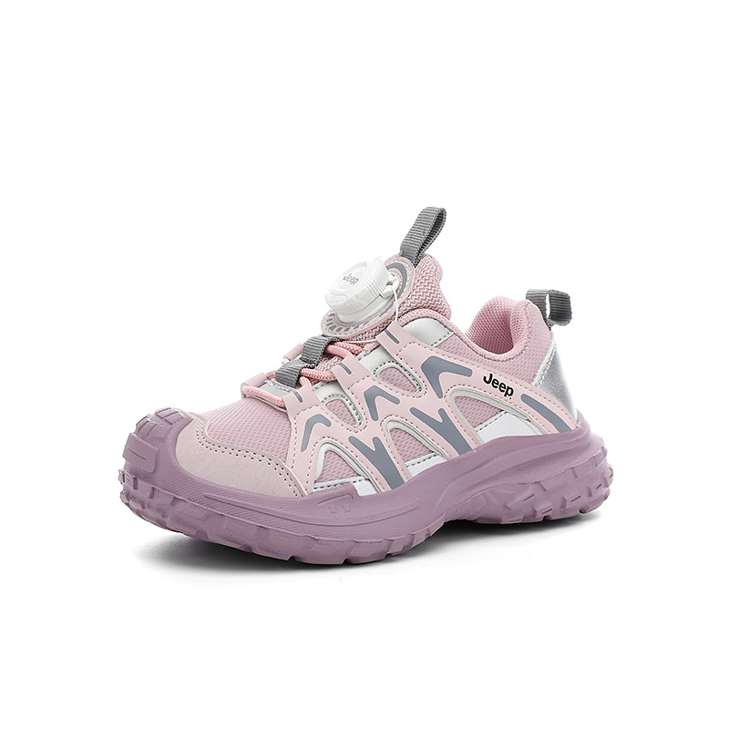 Jeep Низкие детские повседневные кроссовки Star Diamond Silver/Cherry Blossom Pink Unisex — фото 4