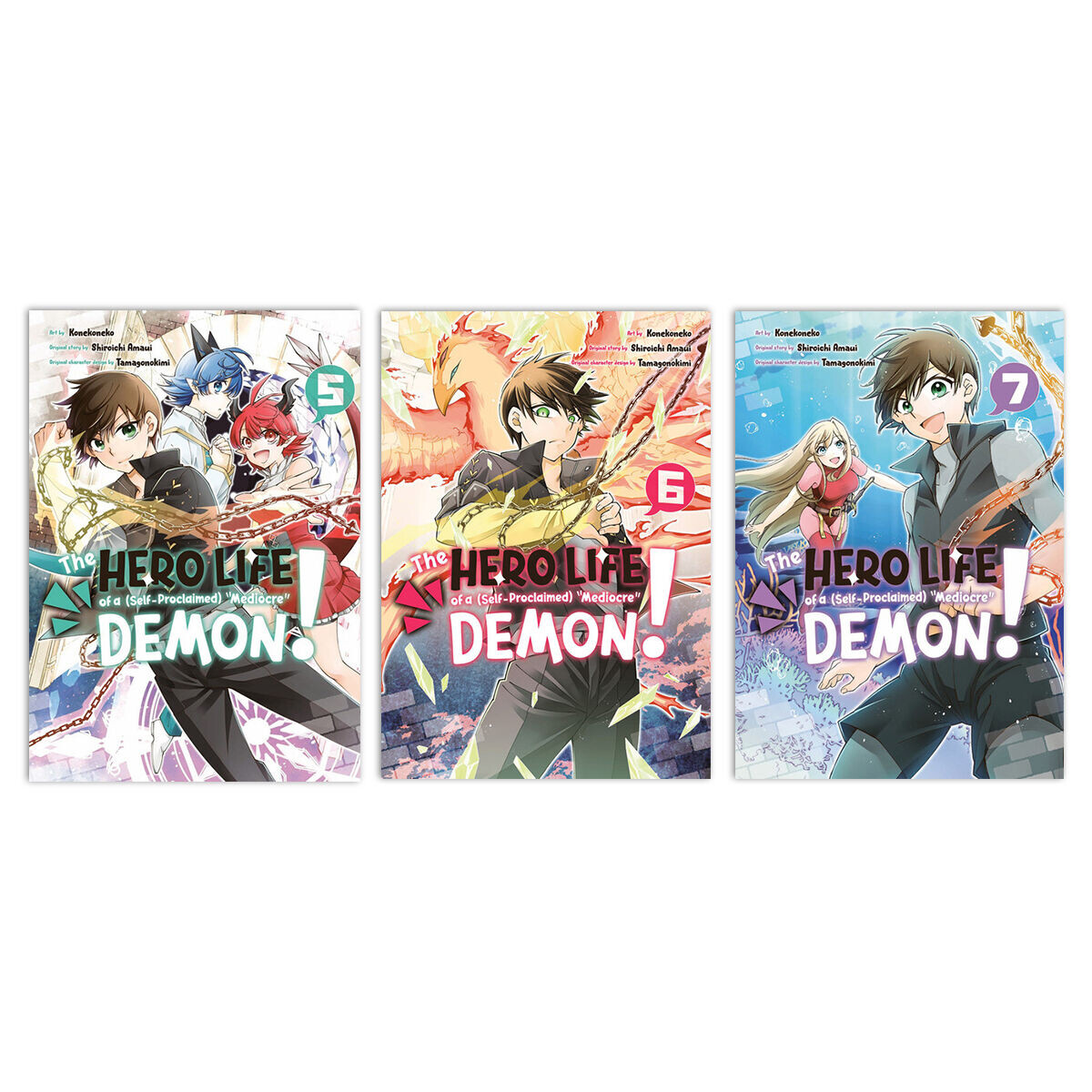 

Манга The Hero Life of a (Self-Proclaimed) Mediocre Demon! Manga (5-7) Bundle