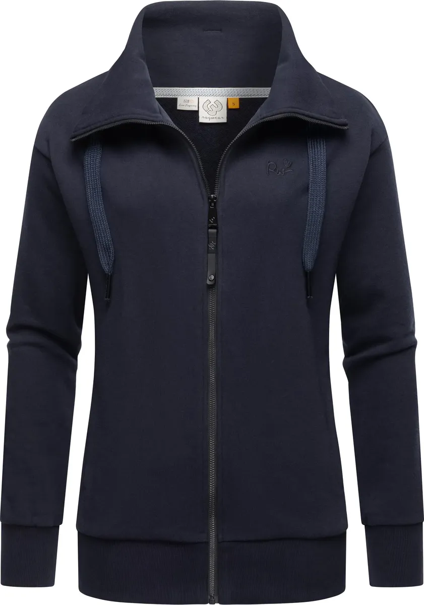 

Толстовка Ragwear "Shocky", спортивная женская толстовка на молнии со шнурками, цвет морской волны