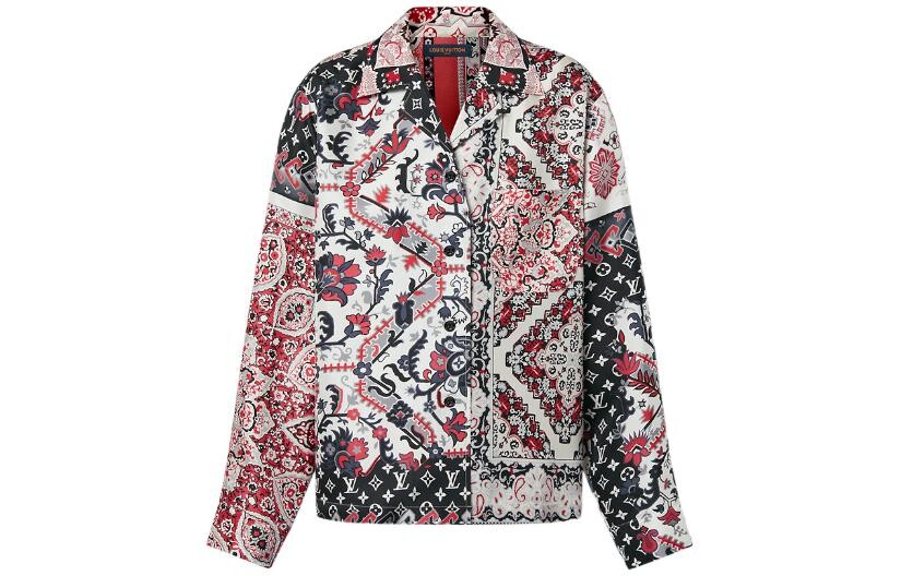 

Новые квартальные продукты LV Shirt Women's Red Louis Vuitton