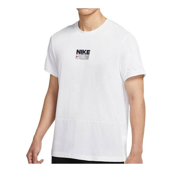 

Футболка Nike Training Front Logo T-shirt 'White Navy', белый