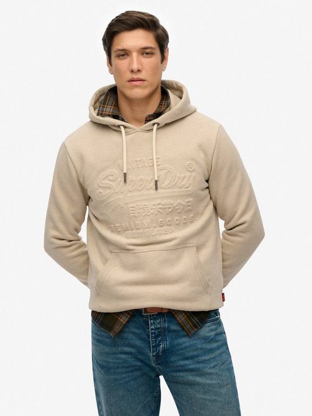 

Толстовка с рельефным рисунком Superdry, цвет Pastel Beige Marl