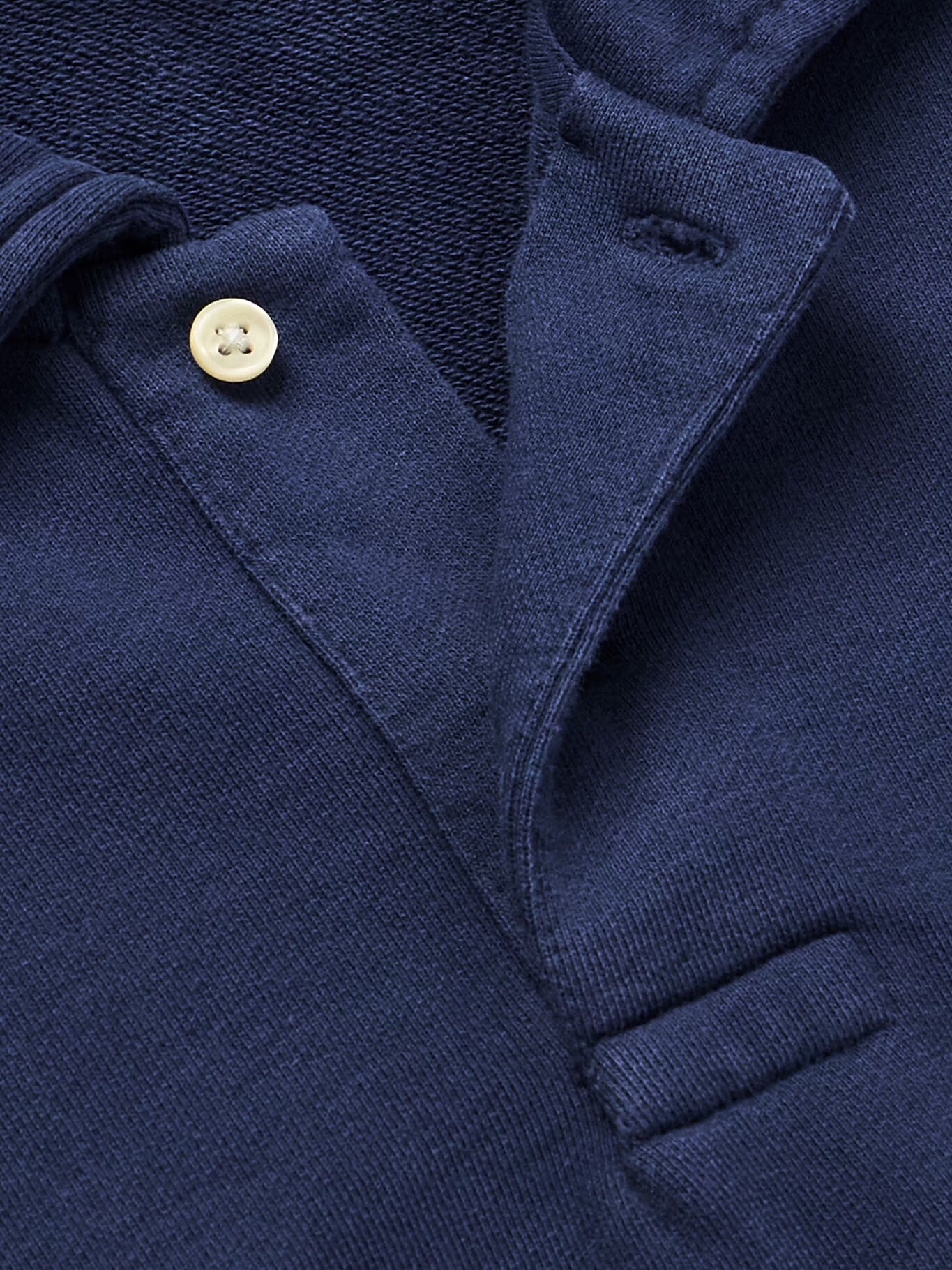 Свитшот из хлопкового джерси с вышитым логотипом POLO RALPH LAUREN, темно-синий — фото 2