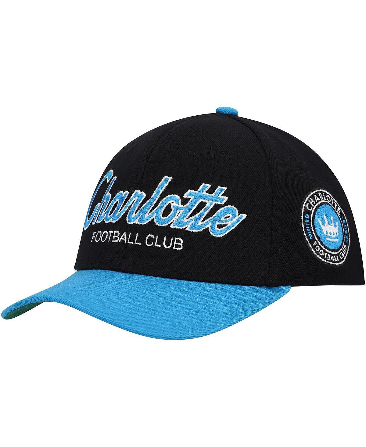 

Черная мужская эластичная бейсболка Charlotte FC Team Script 2.0 Mitchell & Ness