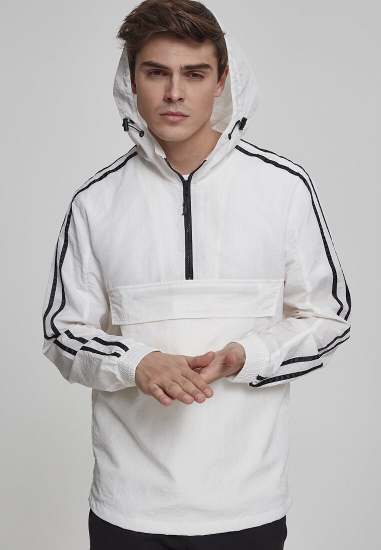 

Ветровка ПУЛОВЕР CRINKLE NYLON Urban Classics, белый/черный