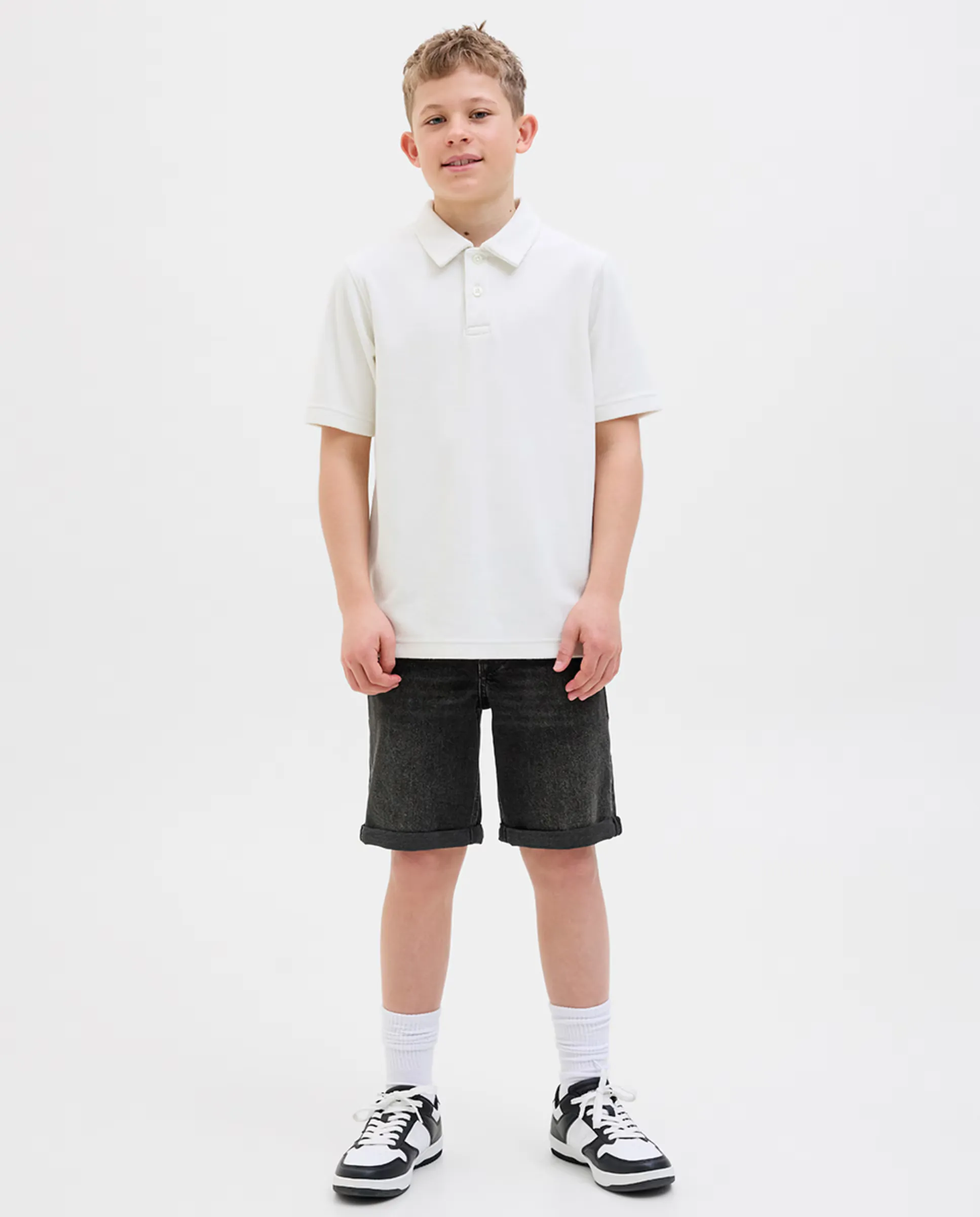 

Бермуды джинсовые для мальчика regular fit Jack & Jones, черный