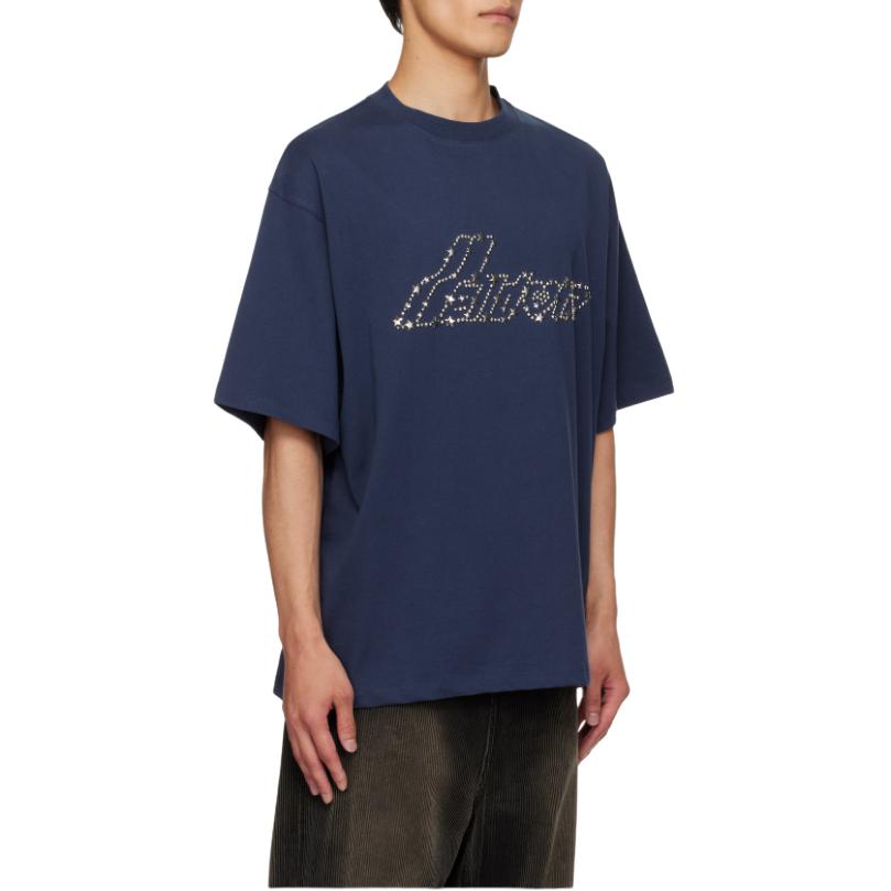 

WE11DONE Футболка мужская морская синяя